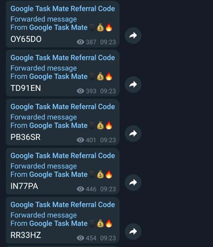 google task mate referral code