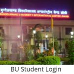 BU Student Login @www.bujhansi.ac.in