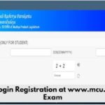 MCU SIS Login - MCU SIS Registration @www.mcu.ac.in 2021 exam
