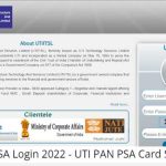UTI PSA Login 2022 - UTI PAN PSA Card Status Online