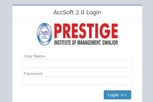Accsoft Prestige student login