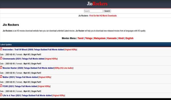 jio rockers telugu movies download