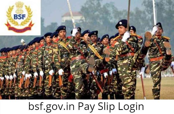 bsf gov in pay slip login